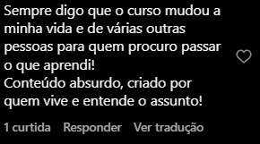 Depoimento aluno 3